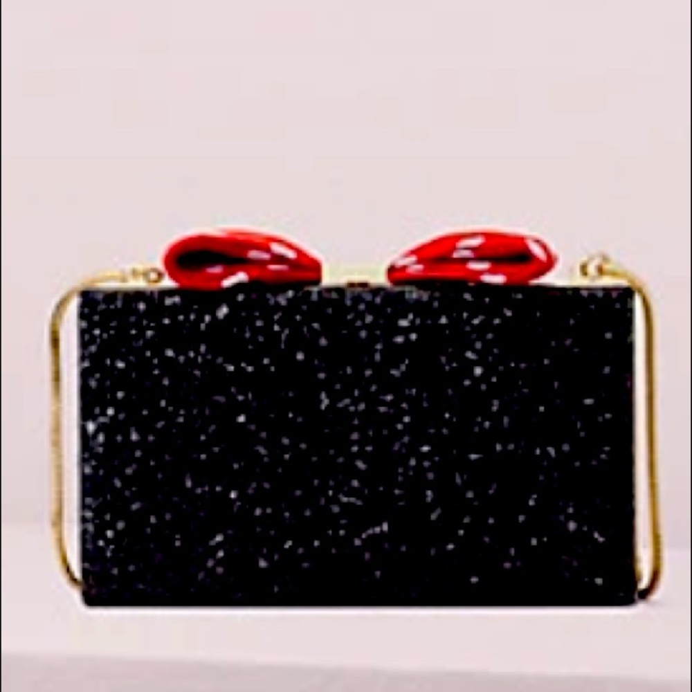Kate Spade NWT Minnie Mouse Bow Clasp Clutch - HOST PICK! 🏆